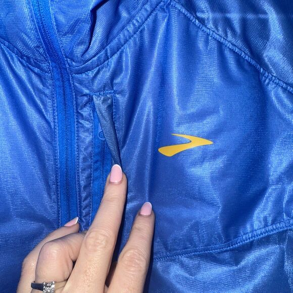 Brooks All Altitude Jacket - Bluetiful/Golden Hour XL - Picture 8 of 13
